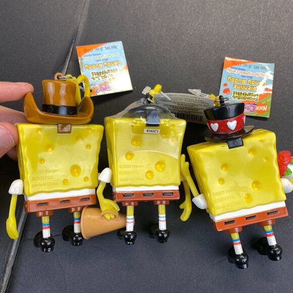 7 Vintage SpongeBob Candy Buddies - Nickelodeon - Valentines, Easter, Movies - Picture 4 of 16